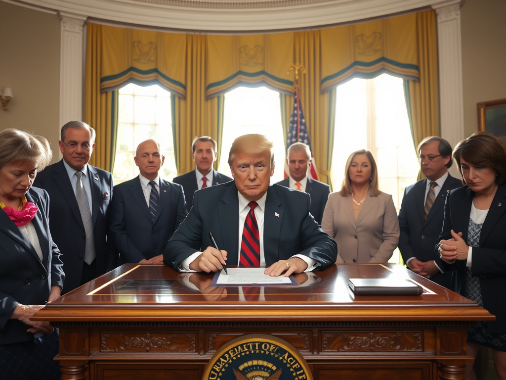 Trump signing furloughed worker law