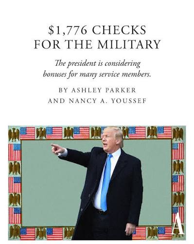 Financial source of the “1776” checks